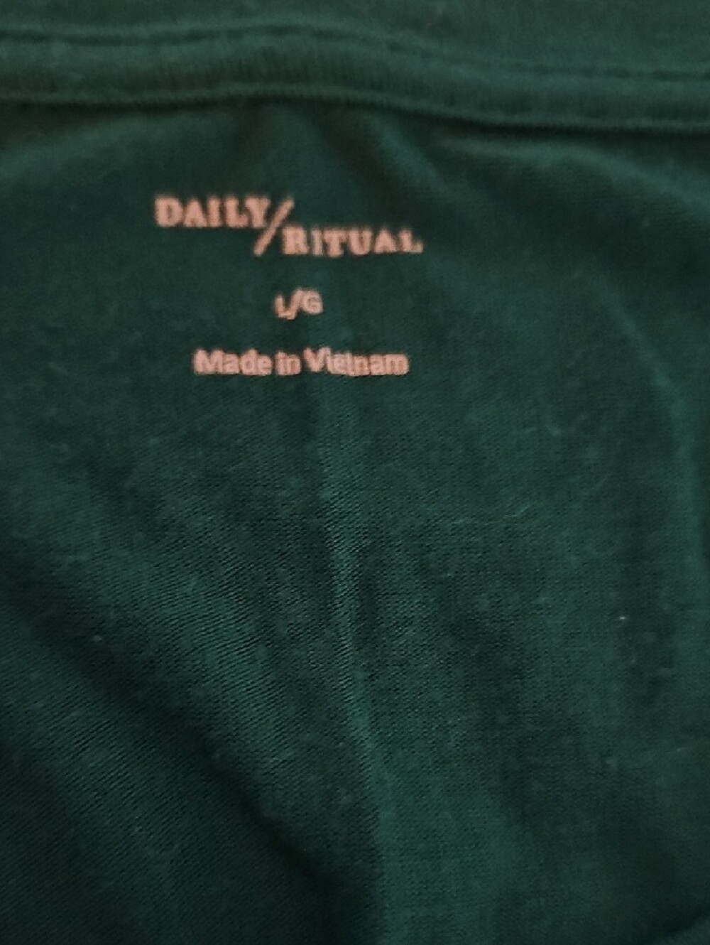 Daily Ritual Women's Short Sleeve Scoop Neck Tunic Top - Teal Green - Picture 2 of 2